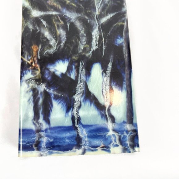 Magnetic Wall Hanging Palms Studio Vertu Blue Beach Scene Picture Art - Picture 4 of 6